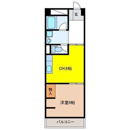 大忠ビルの物件間取画像